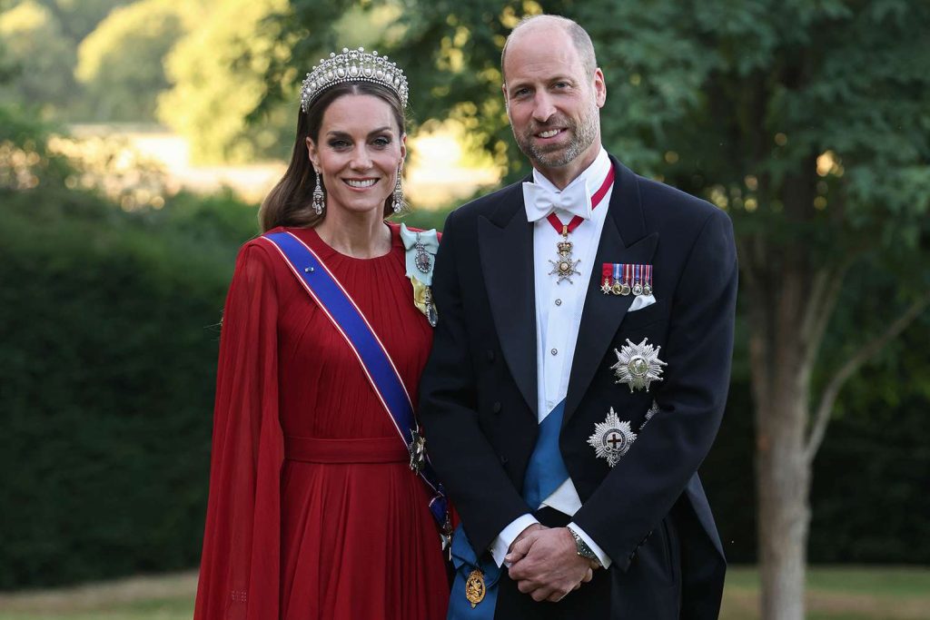 Princess Catherine and Prince William at a formal event