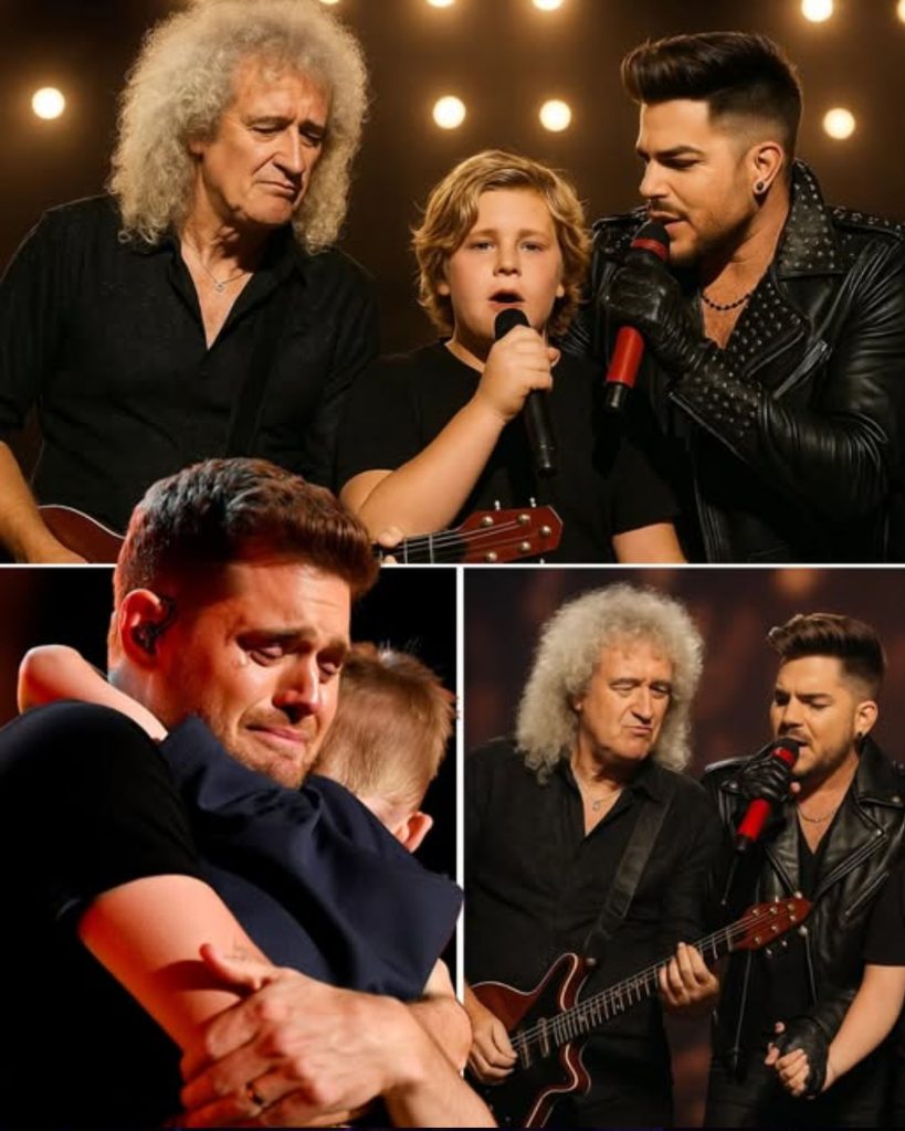 Adam Lambert with Noah Bublé